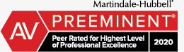 martindale hubbell AV rated badge