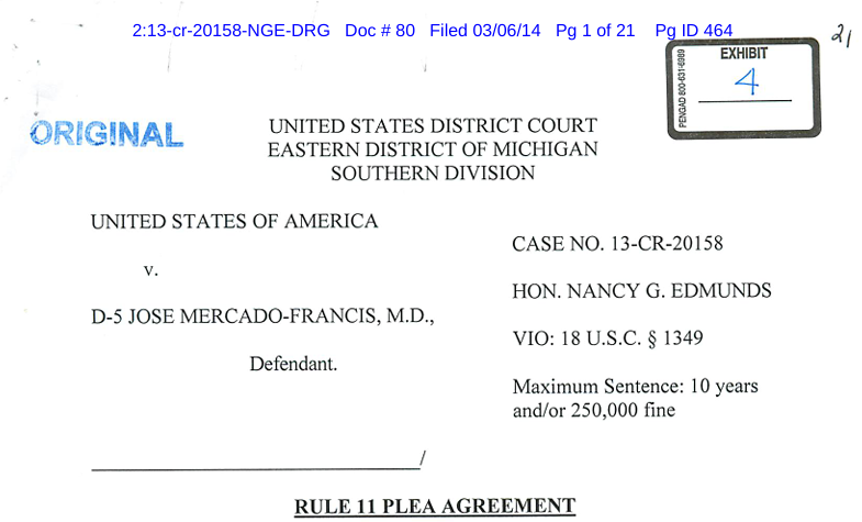 Detroit-Area Physician With Revoked Medical License Pleads Guilty to Medicare Fraud