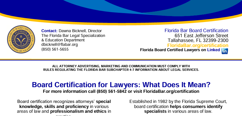 What does Board Certification mean?