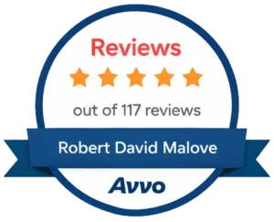 Logo-Recognizing-The-Law-Offices-of-Robert-David-Maloves-affiliation-with-AVVO-Reviews