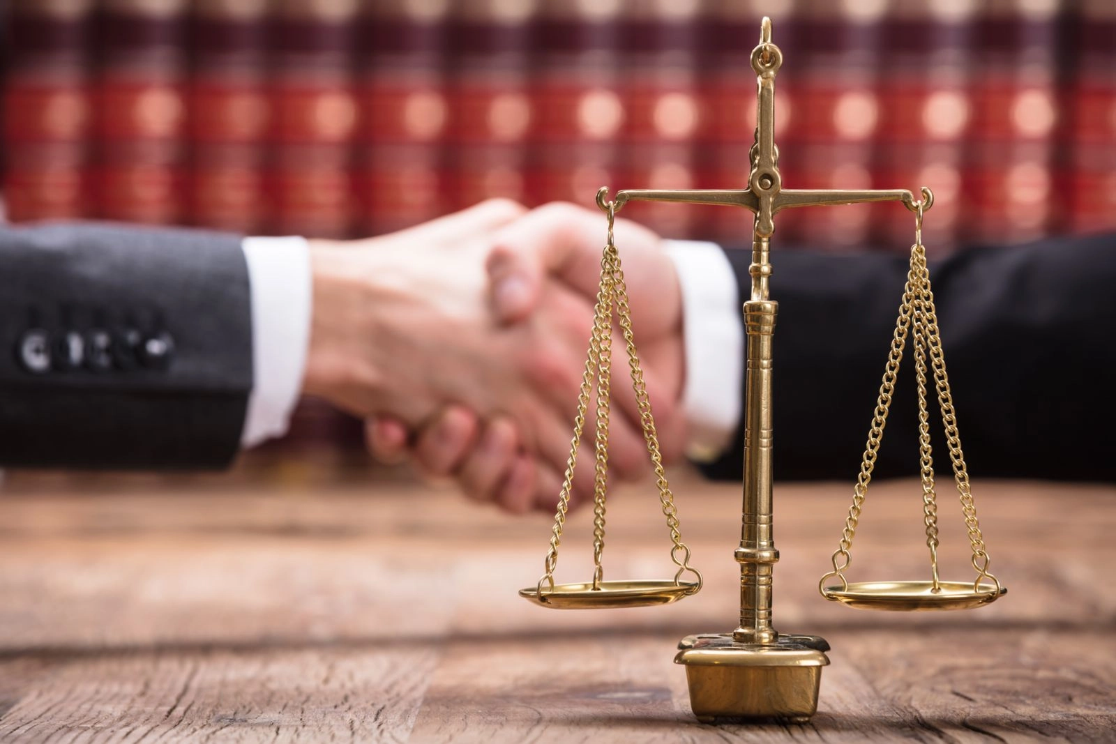 criminal appellate attorney shaking hands