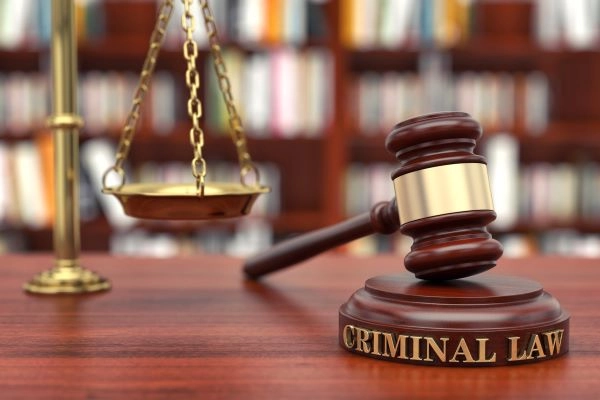 criminal law gavel scales of justice in Palm Beach